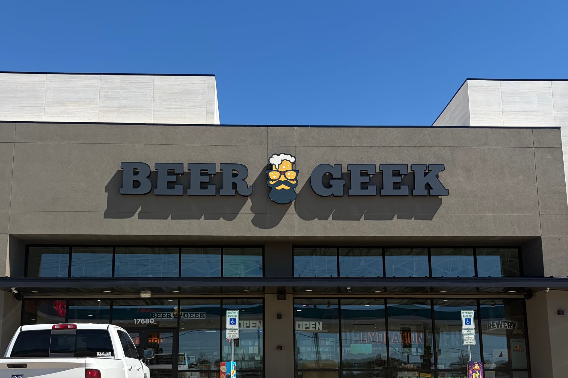 Beer Geek open along Ronald Reagan Blvd. in Leander