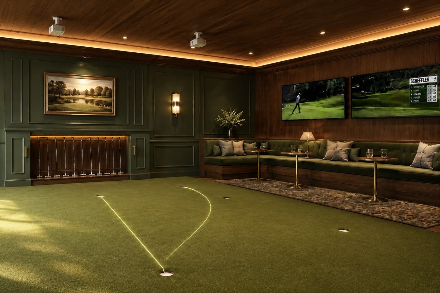 Progress continues on three-story indoor golf club in West Lake Hills