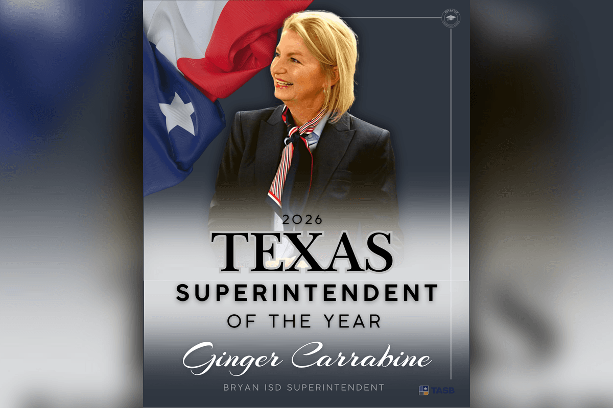 Bryan ISD’s Ginger Carrabine named 2026 Texas Superintendent of the Year
