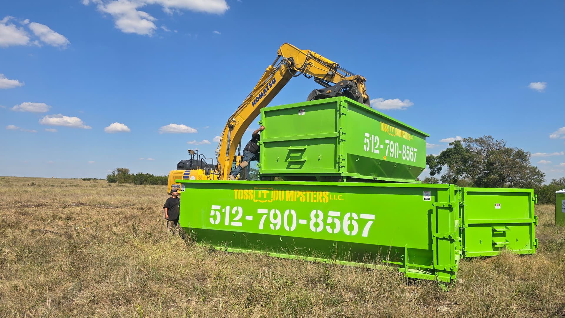 Toss It Dumpsters offers roll-off dumpsters, portable restroom rentals to make cleanup easier in Williamson County