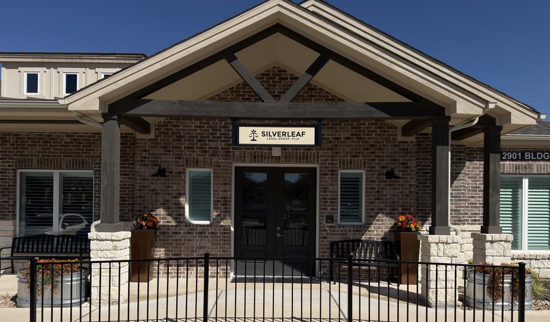 front of Silverleaf Legal Group's building