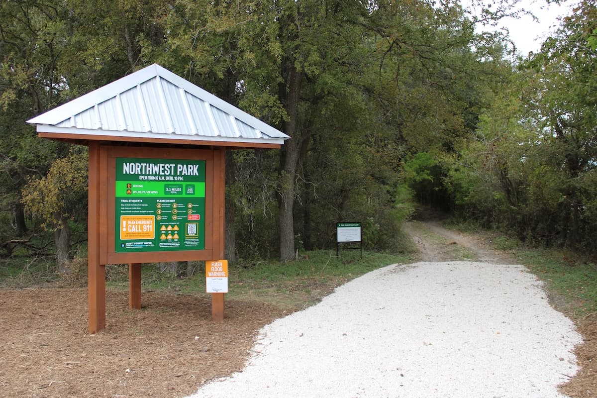 3.1 miles of trail open at Northwest Park in New Braunfels
