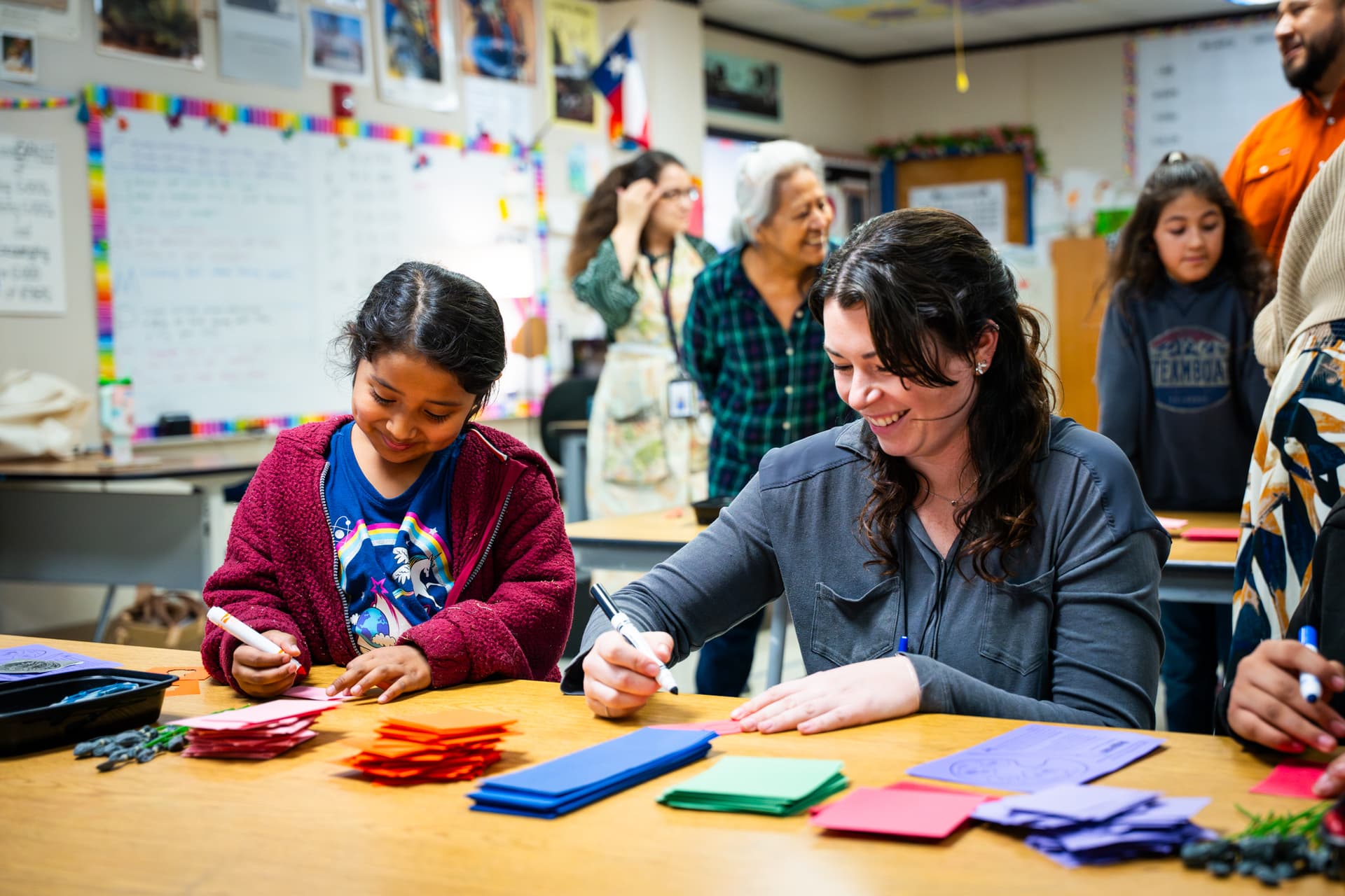 Bastrop ISD administrative staff trade offices for classrooms