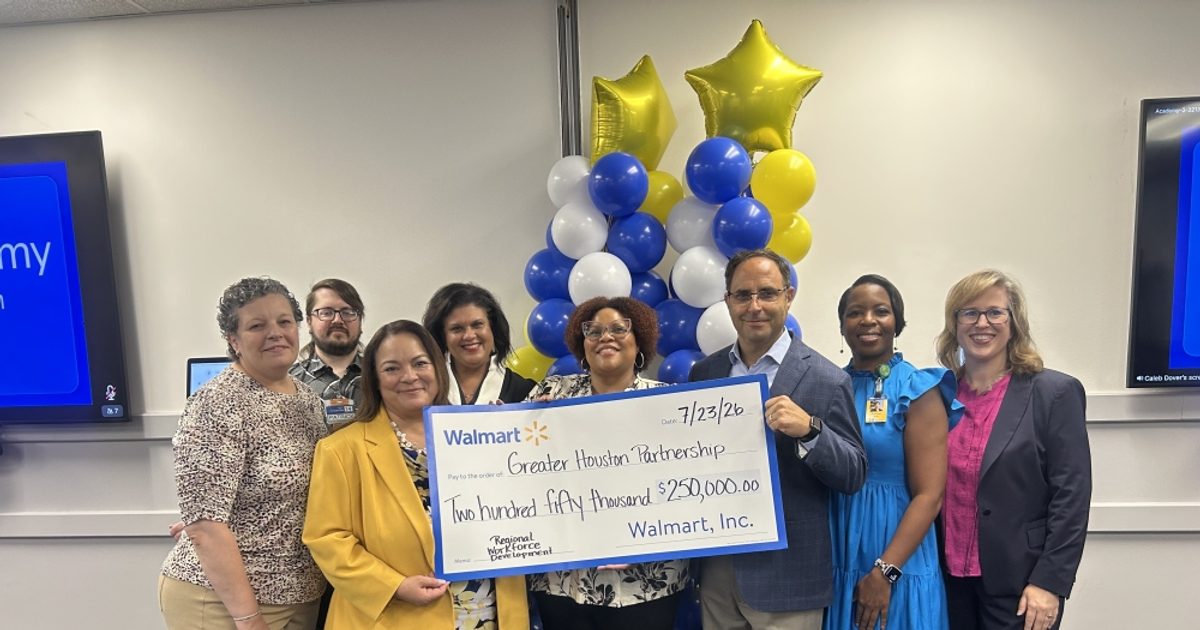 Walmart announces $250K workforce development grant for the Greater Houston area