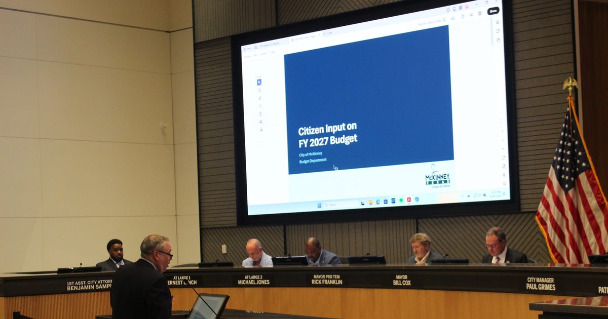 McKinney officials propose reduced FY 2026-27 city budget to maintain tax rate