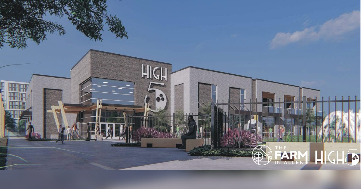 High 5 Exchange breaks ground on Allen entertainment hub, looks to 2027 opening