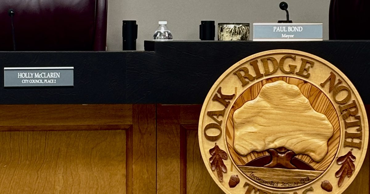 Oak Ridge North City Council approves 2026-27 budget and tax rate