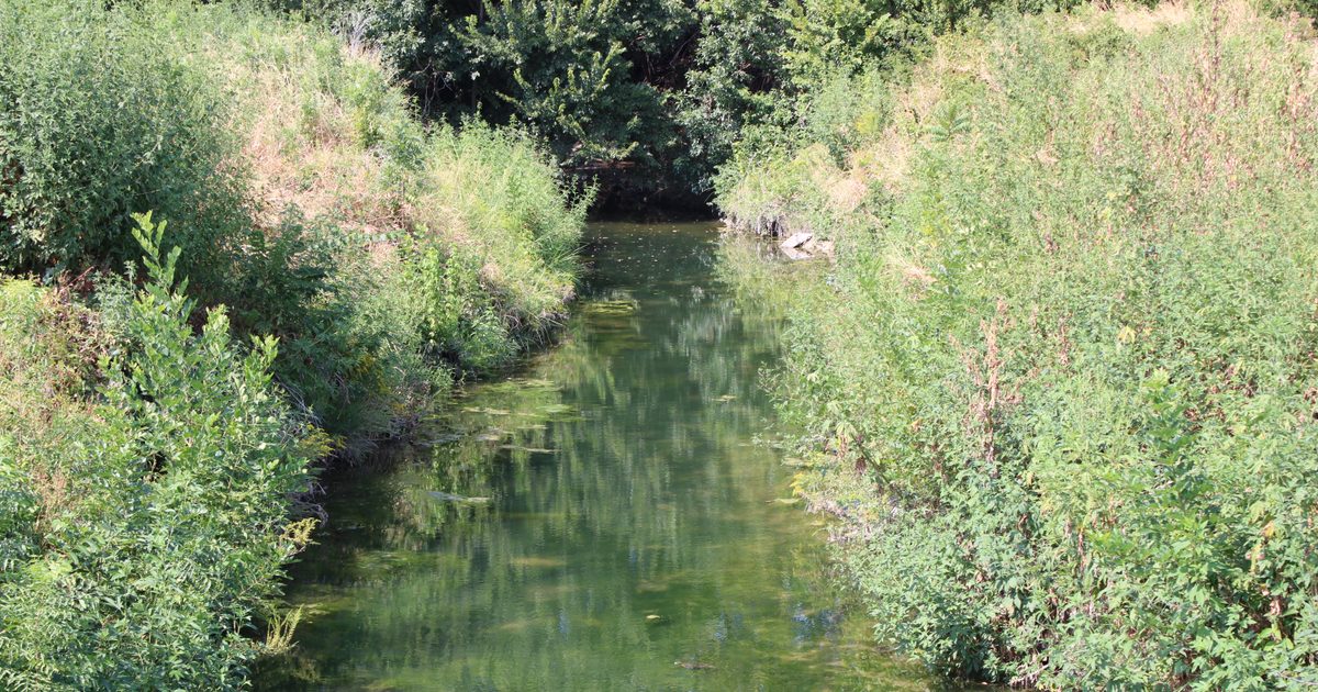 Chisholm Trail near Spring Creek Parkway to see erosion improvements
