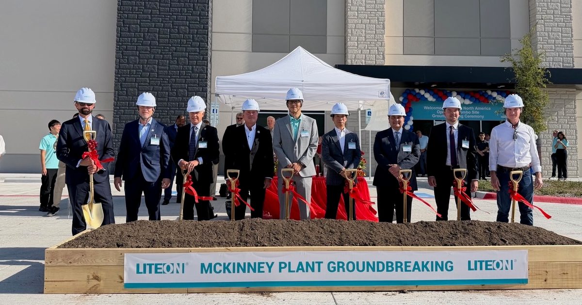 Lite-On Technology Corp. breaks ground on manufacturing facility in McKinney