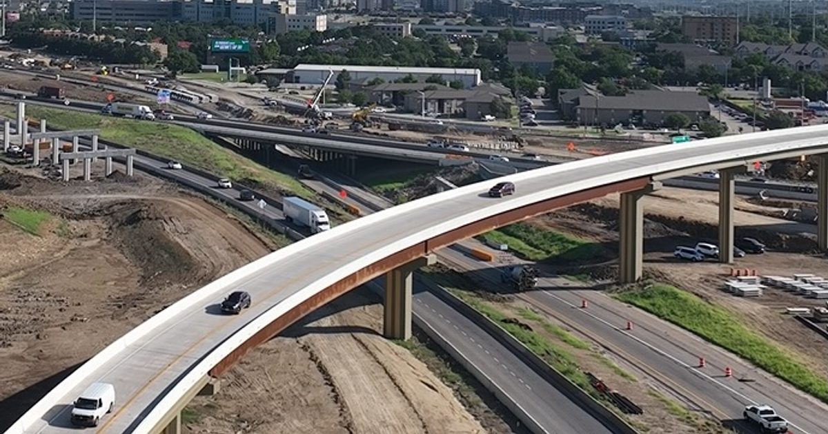 TxDOT's I-35E/I-35W interchange rebuild in Denton to progress through 2029