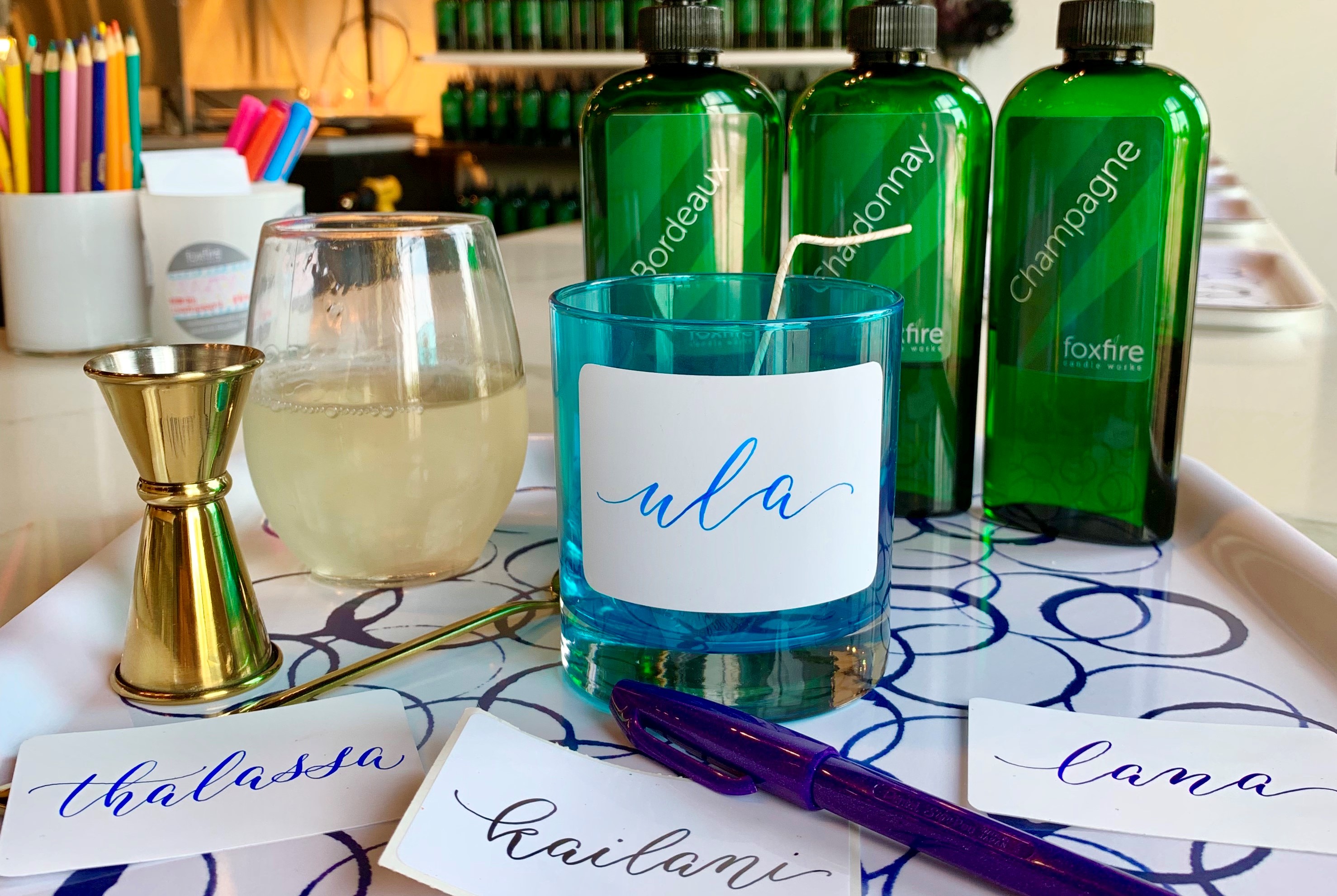 Candles and Calligraphy