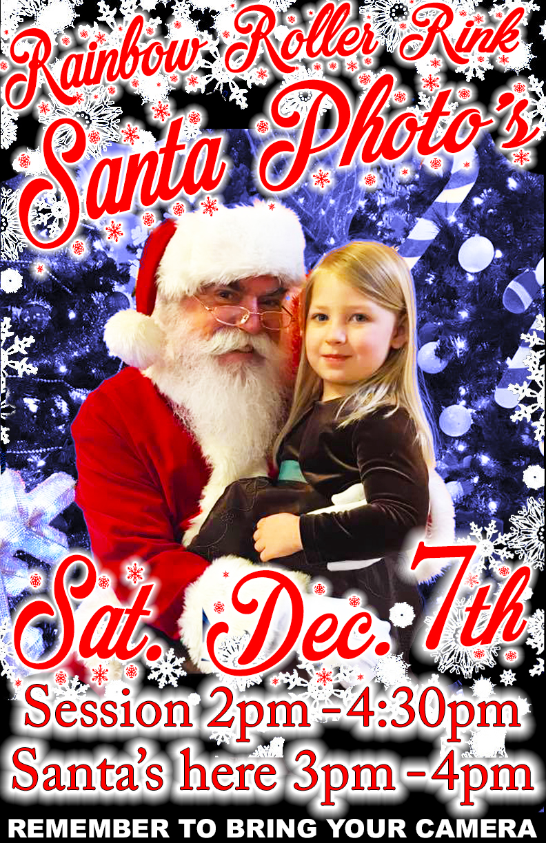 Rainbow Roller Rink's Photos with Santa Skate