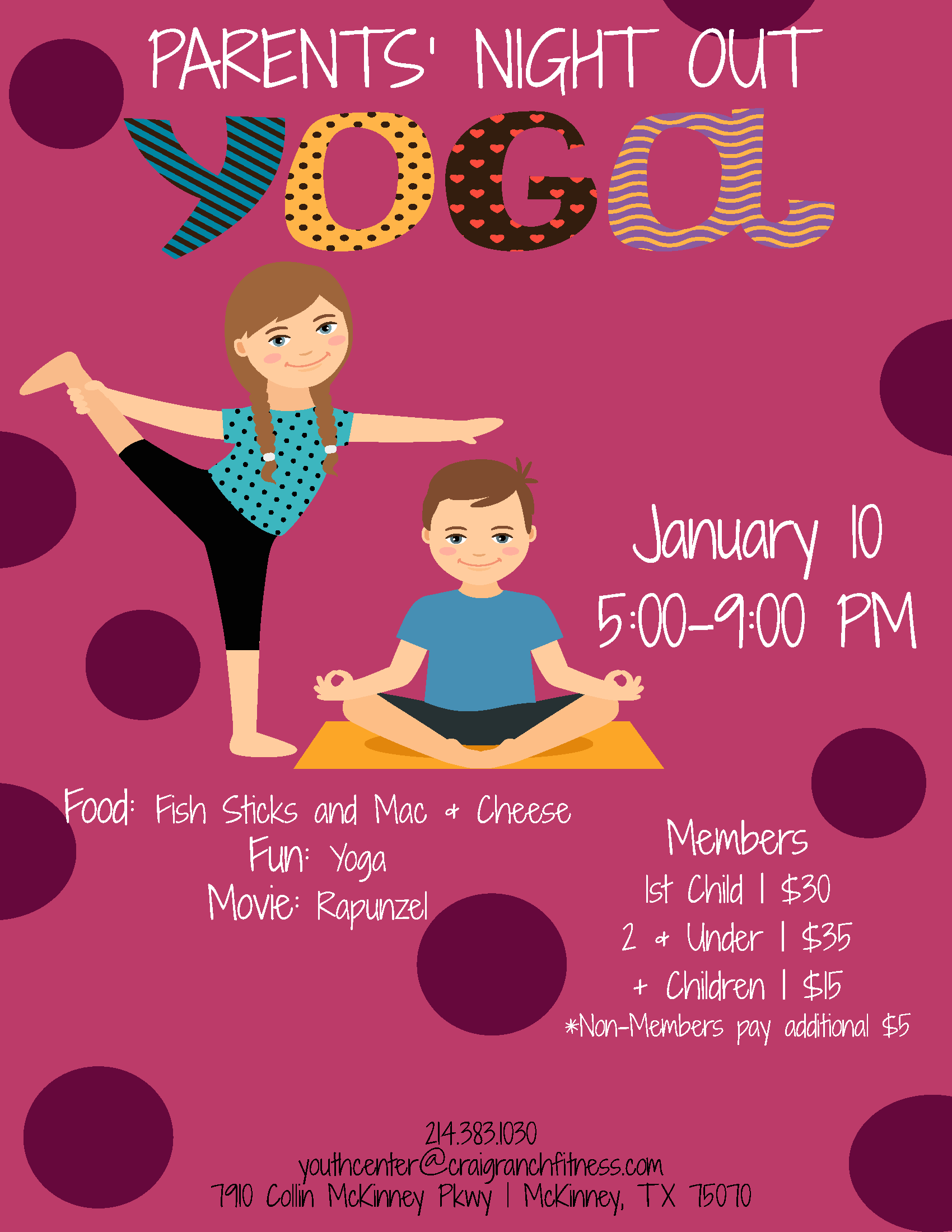 Yoga Night Parents' Night Out