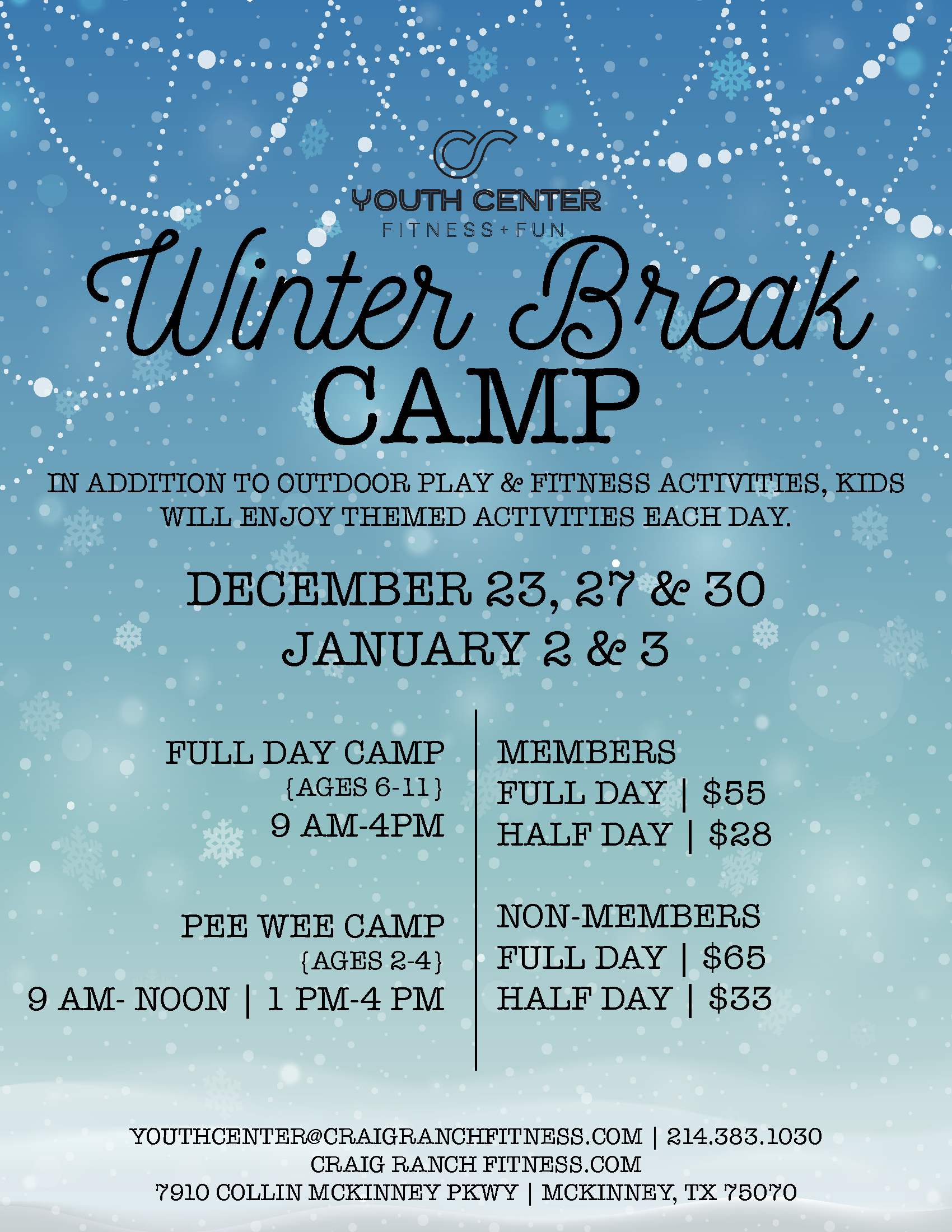 Winter Break Camp