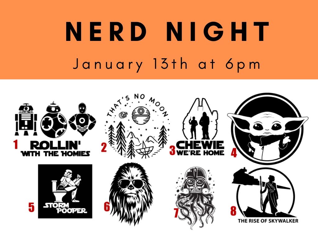 Nerd Night! Starwars Screen Printing Workshop