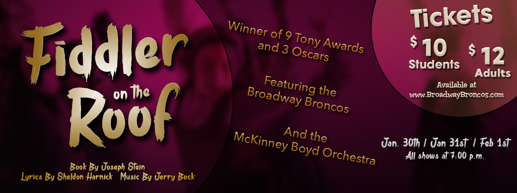 McKinney Boyd Broadway Broncos present Fiddler on the Roof