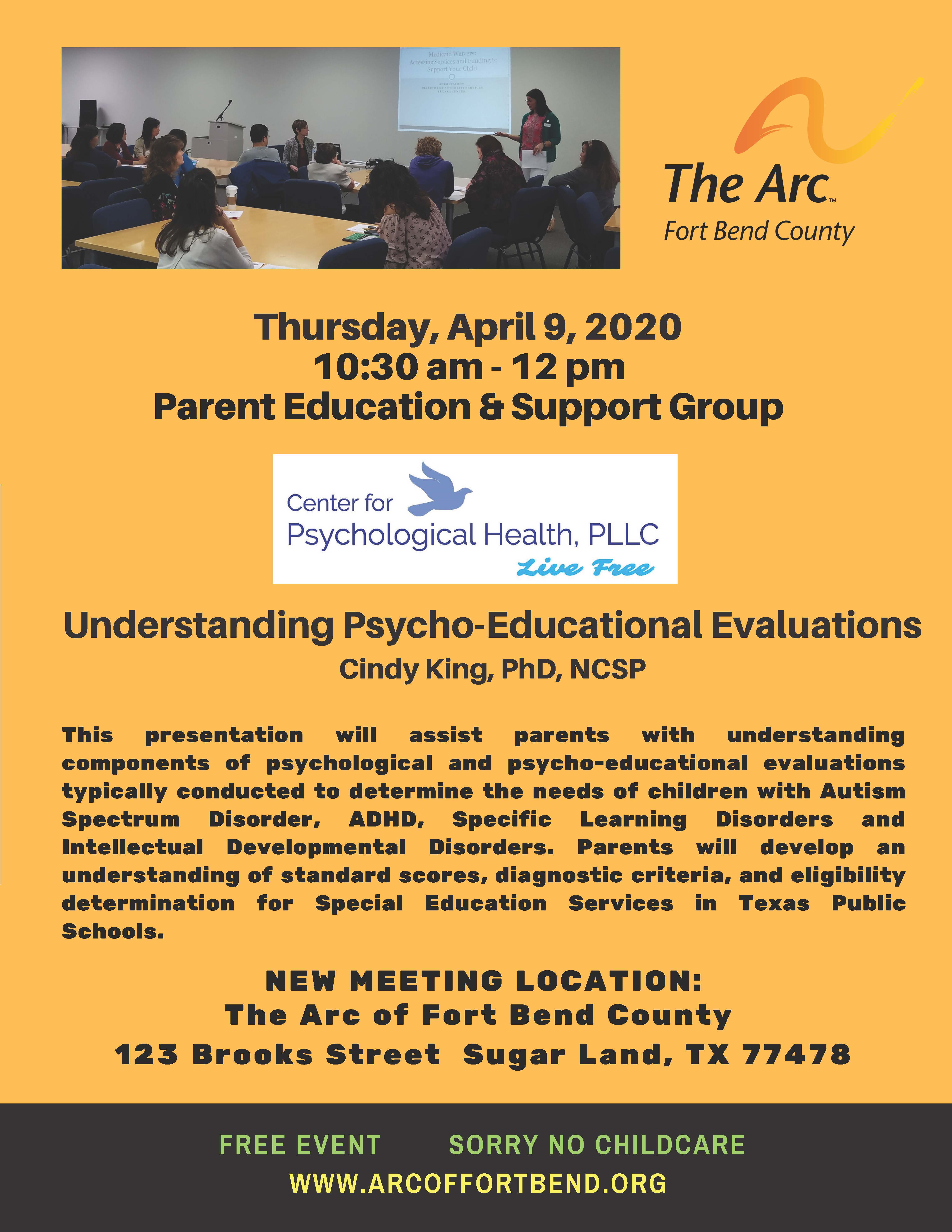 Understanding Psycho-Educational Evaluations Presented by Cindy King, Ph.D.