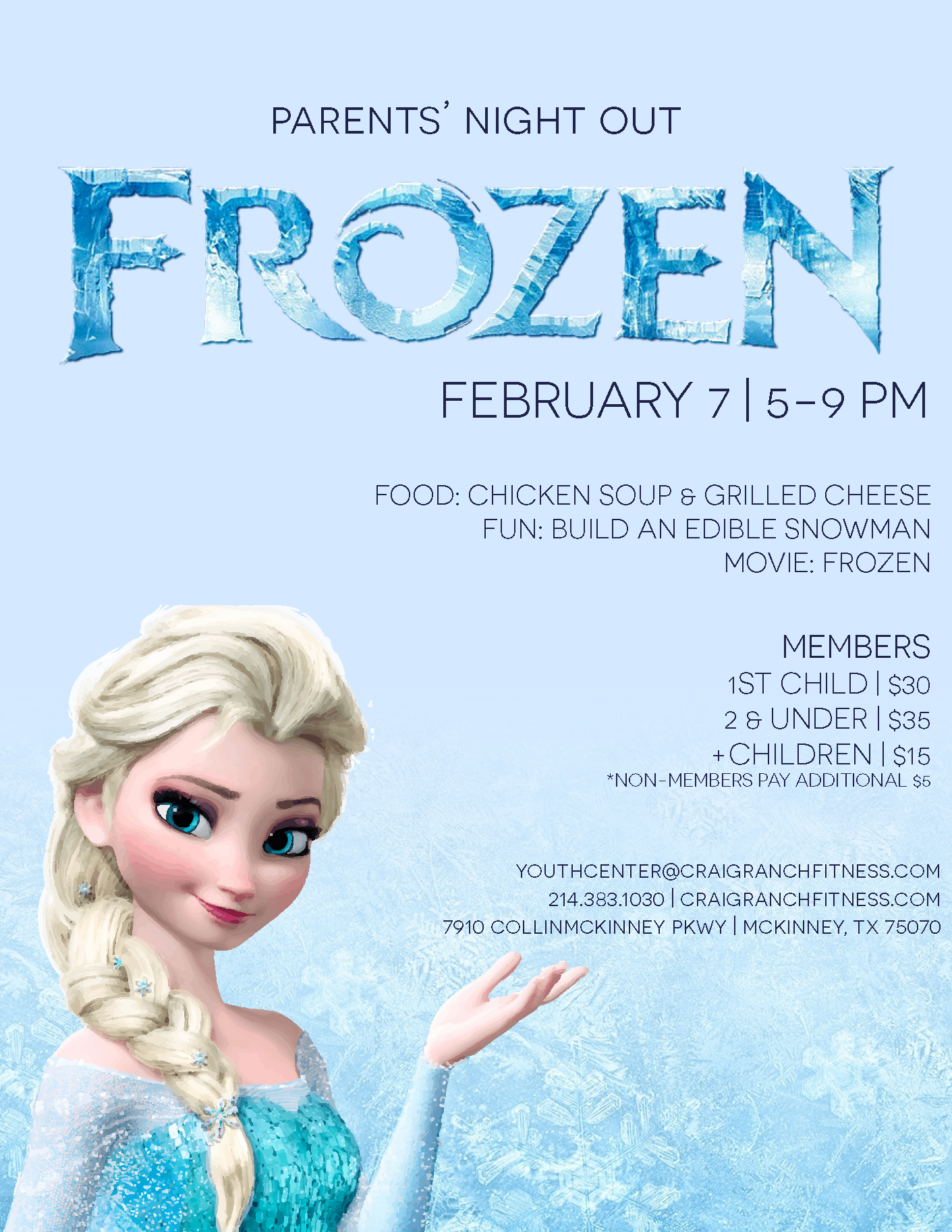 Frozen Parents' Night Out