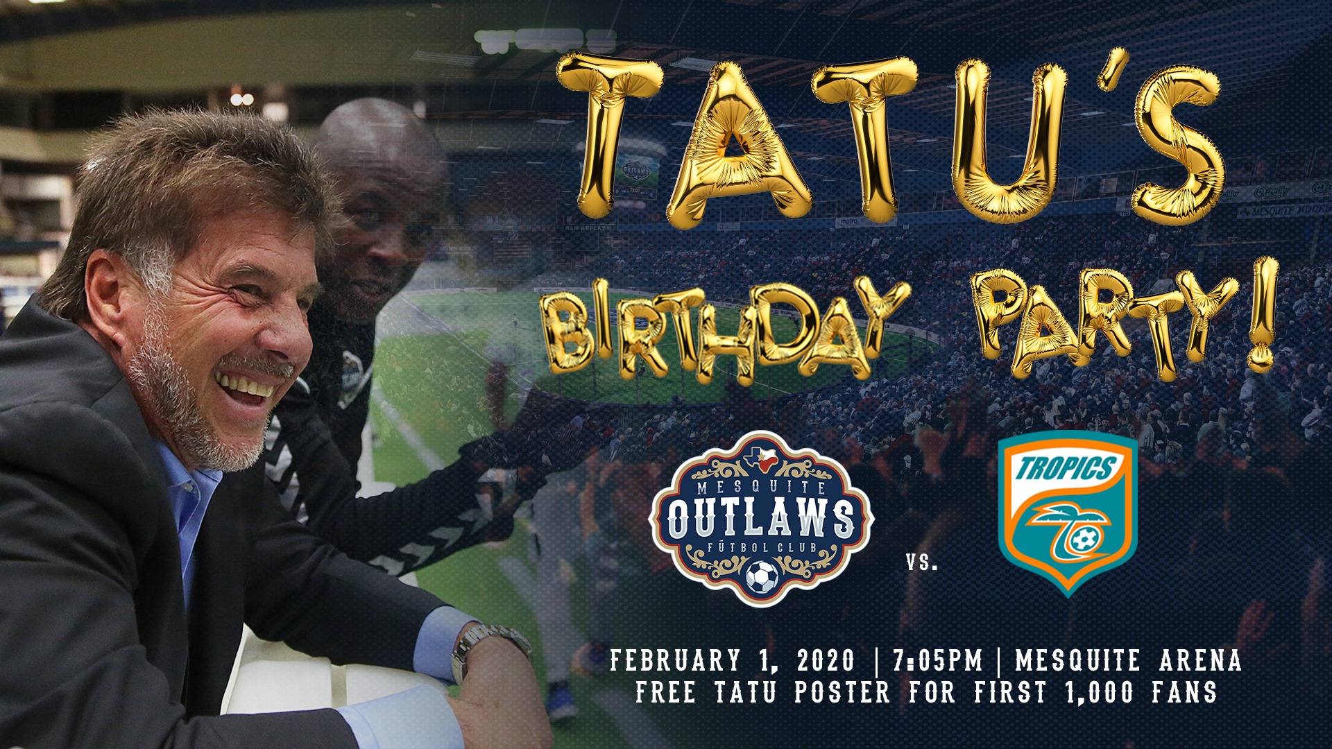 Mesquite Outlaws vs. Florida Tropics: Tatu's Birthday Party