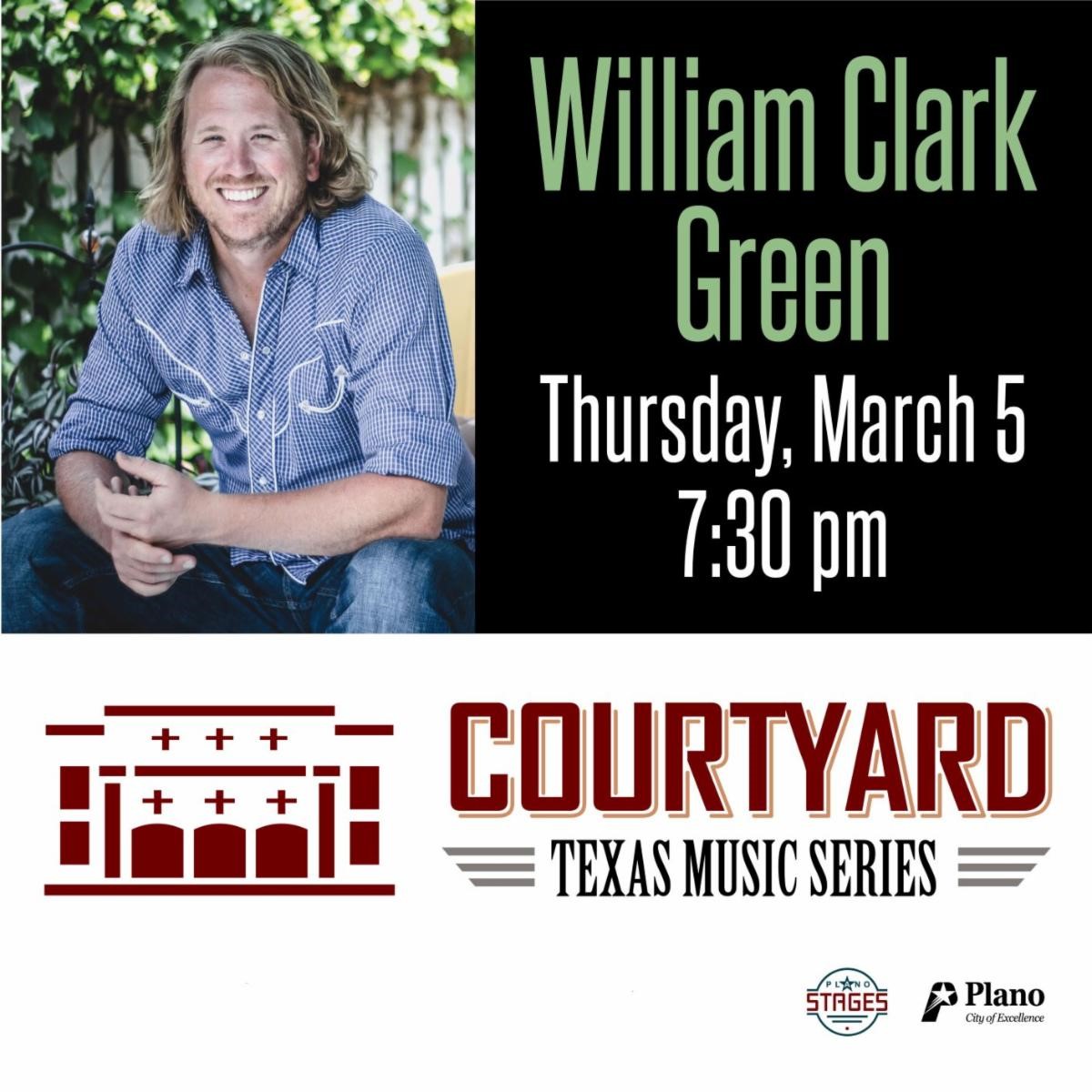 2020 Courtyard Texas Music Series: William Clark Green