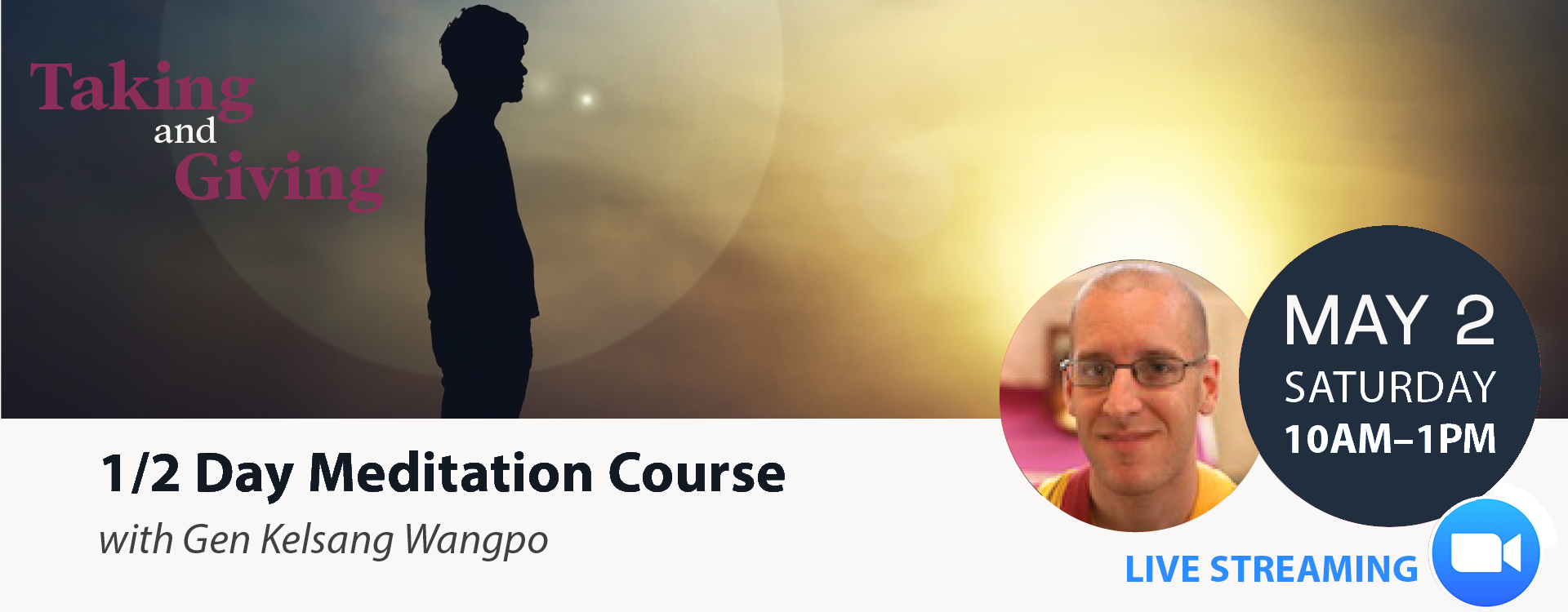 Taking and Giving: A spiritual approach to dealing with suffering - Live Stream Event