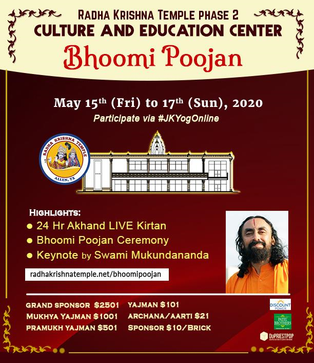 Online Akhand Kirtan & Bhoomi Poojan event