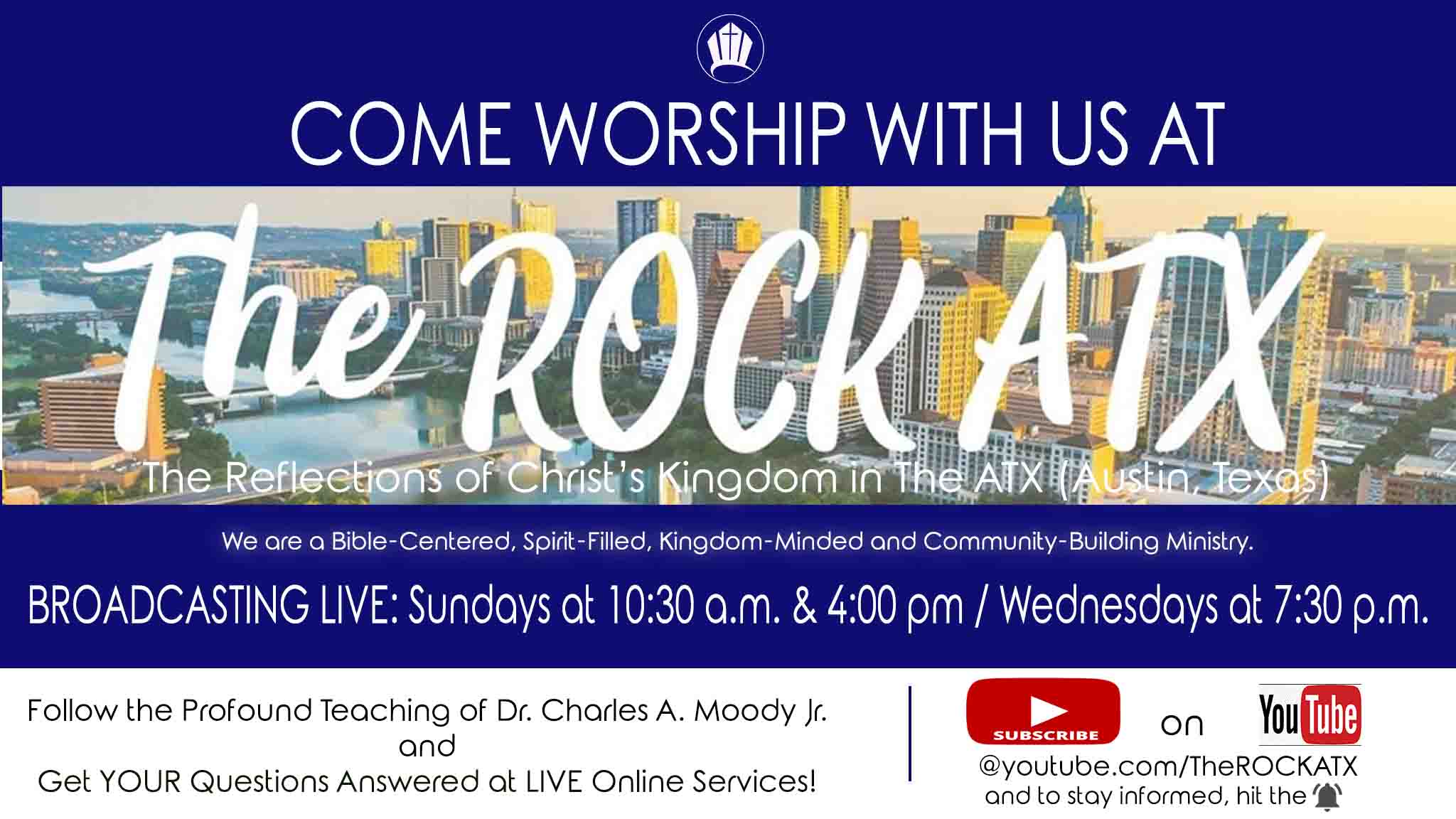 LIVE Streaming Church: Come Worship Worship with Us at The ROCK ATX