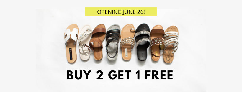 The Warehouse Sale Pop-Up Shoe Store Grand Opening