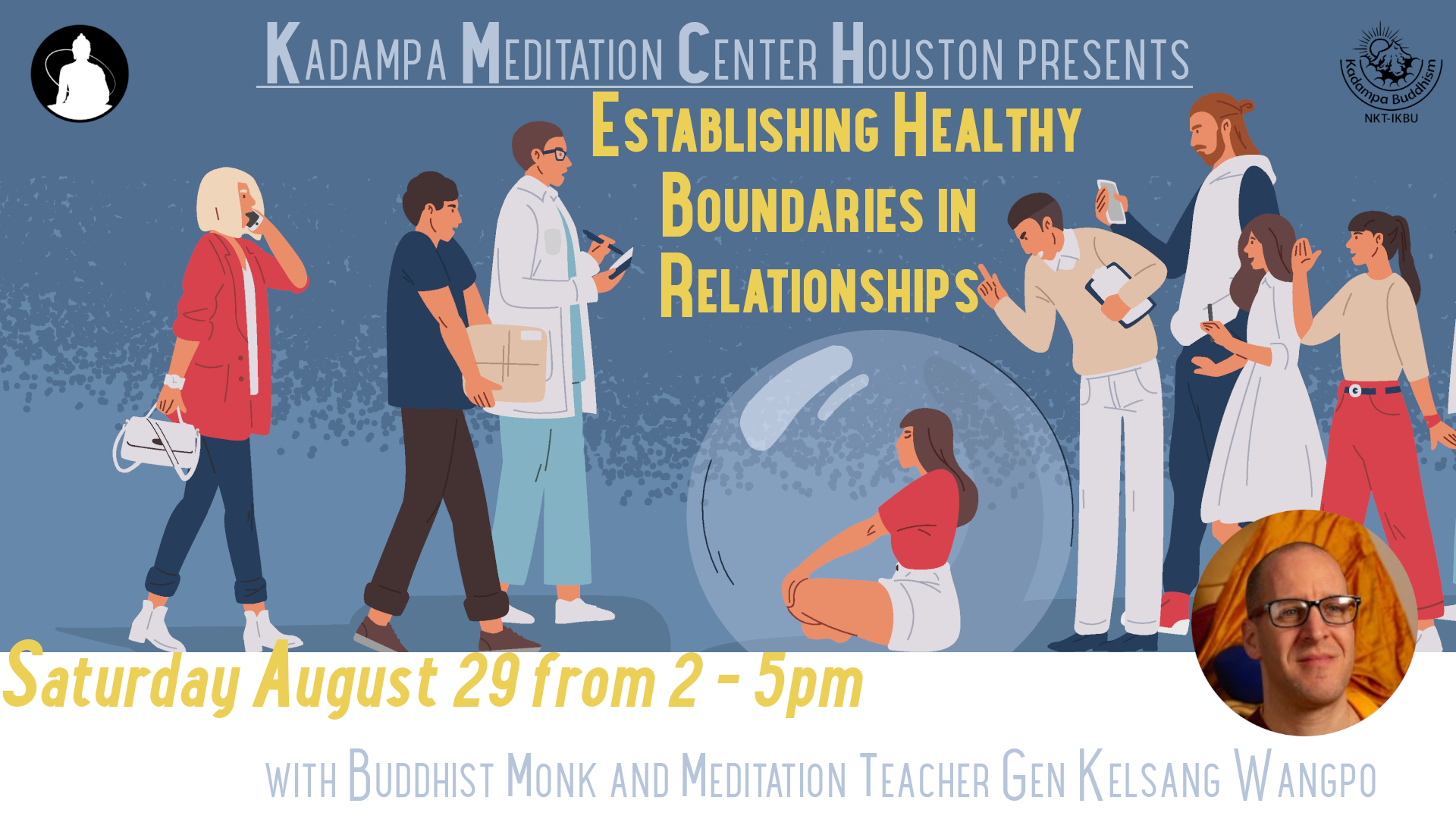 Establishing Healthy Boundaries in Relationships: Online Class with Guided Buddhist Meditations