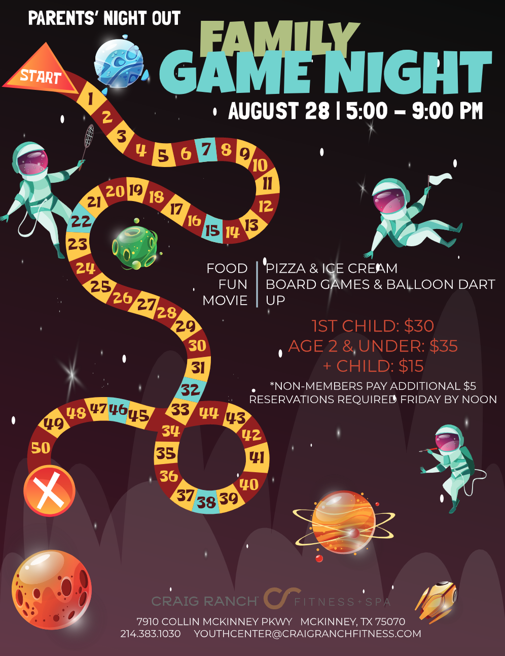 Parents' Night Out: Family Game Night
