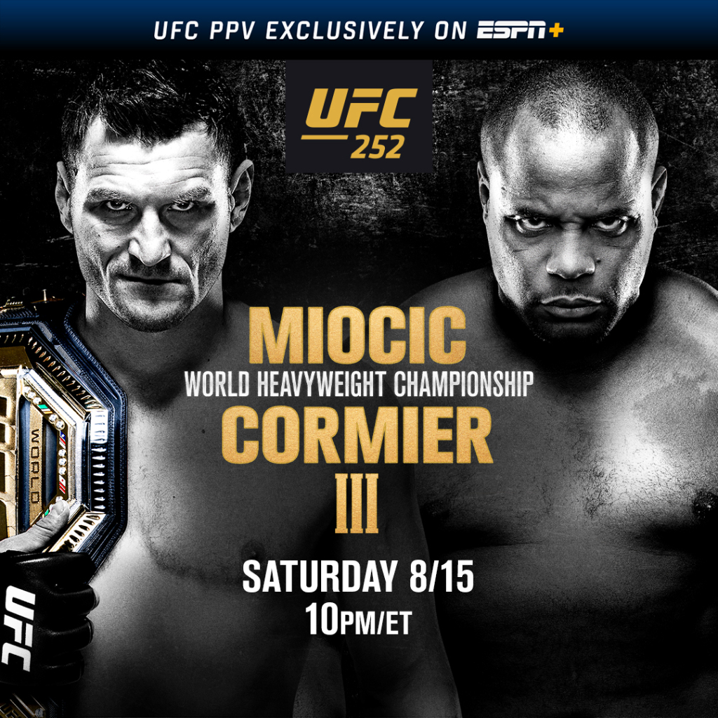 Watch UFC 252 Live Stream: Miocic vs Cormier 3 Online