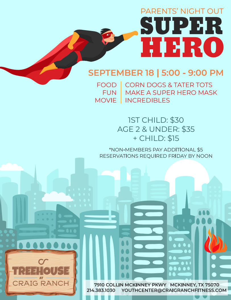 Parents' Night Out: Super Hero!
