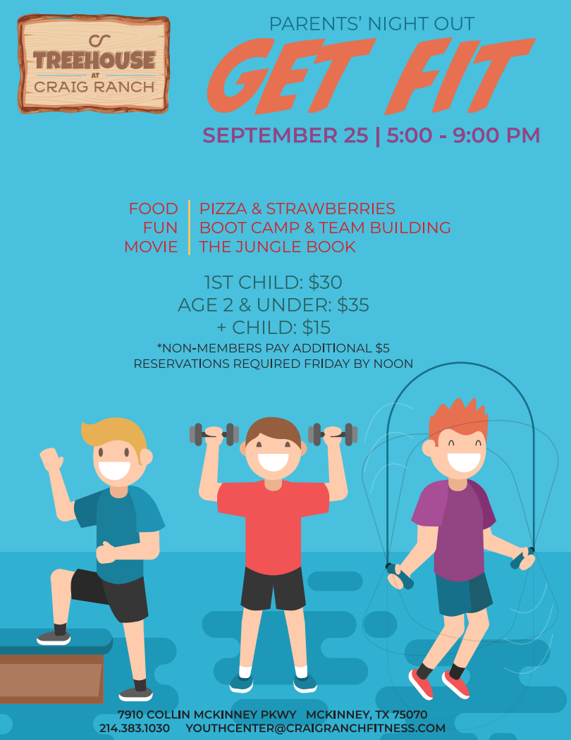 Parents' Night Out: Get Fit!