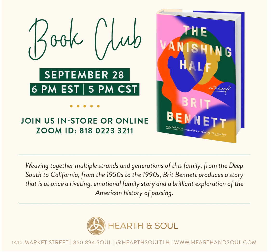 Hearth & Soul presents: Book Club!
