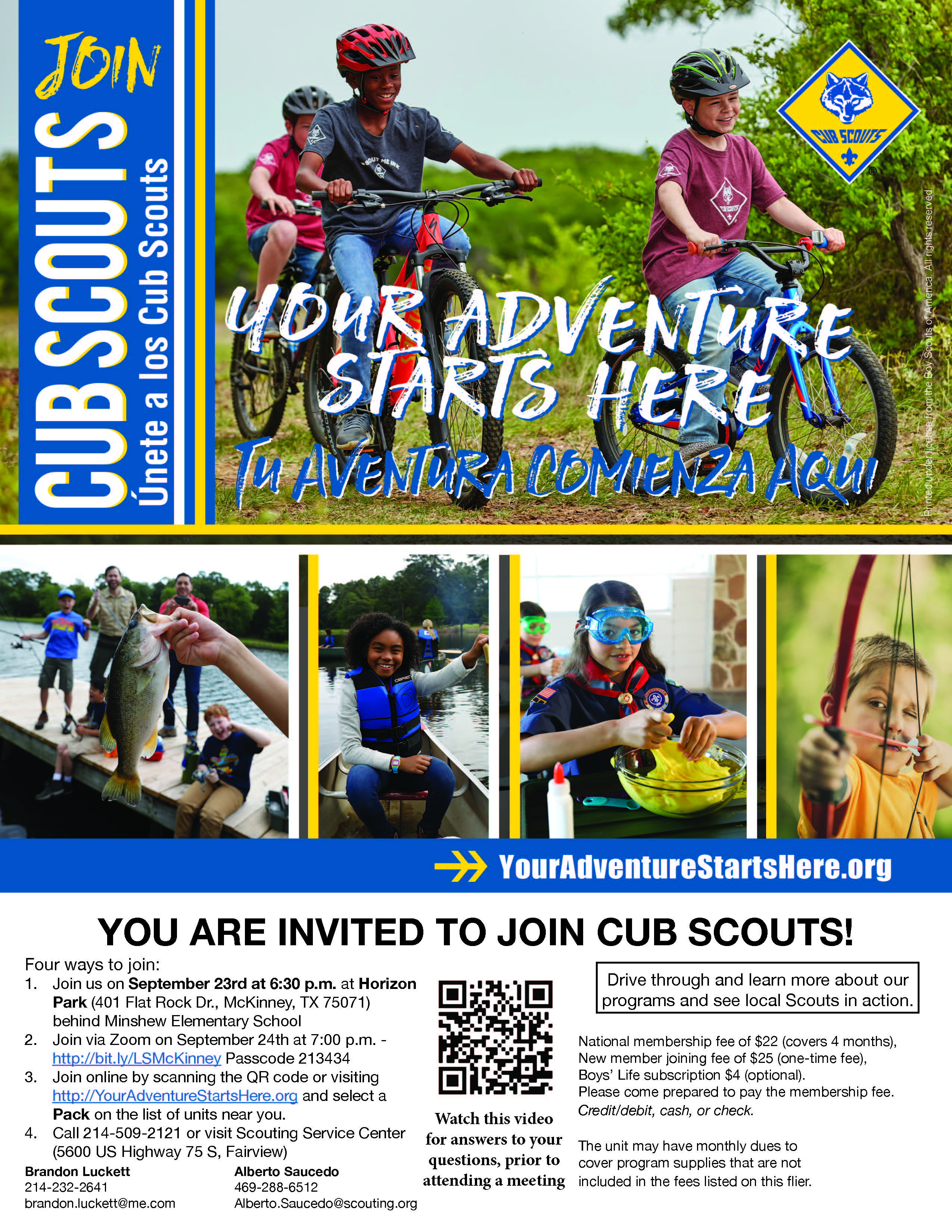 JOIN CUB SCOUTS!