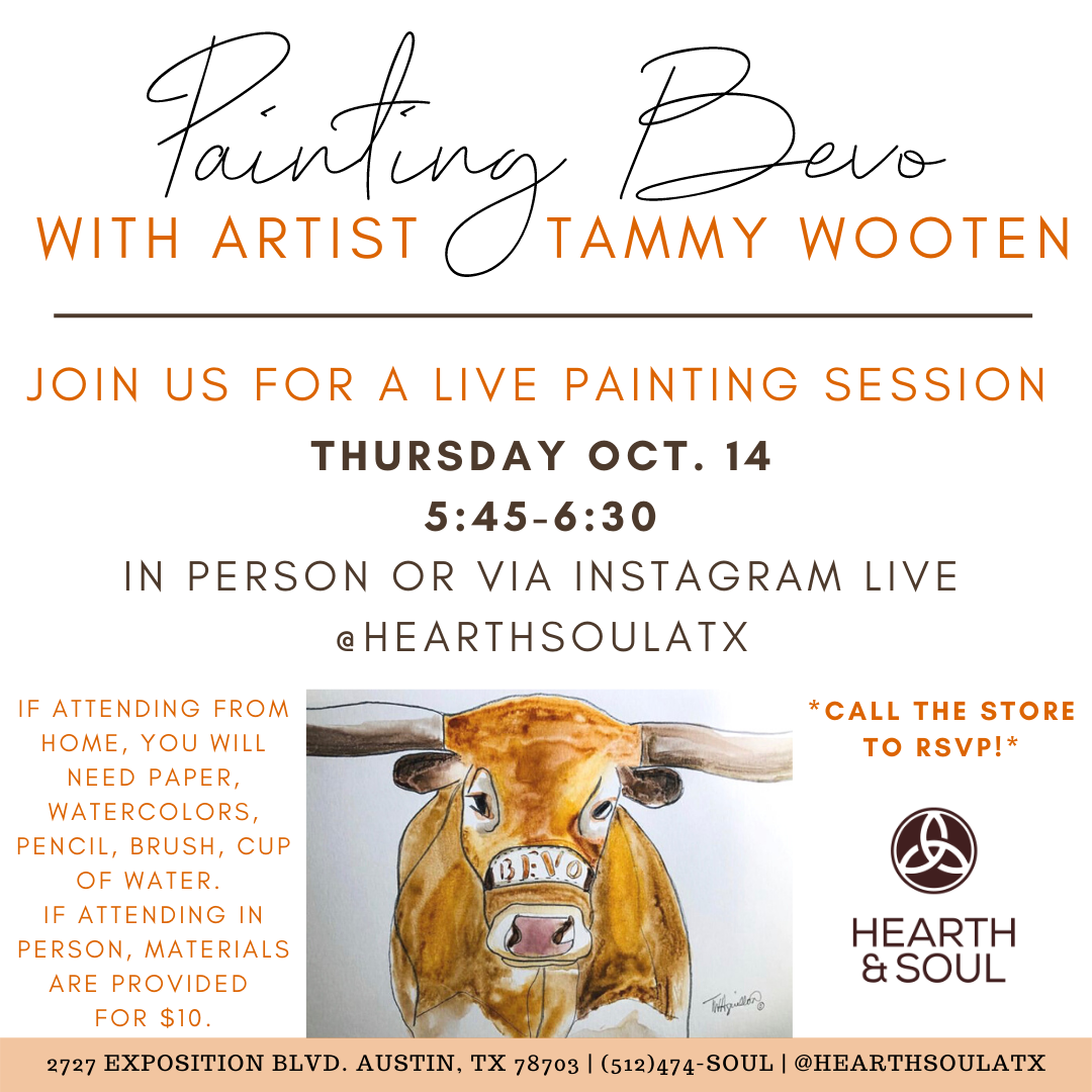 Hearth & Soul presents: Painting Bevo
