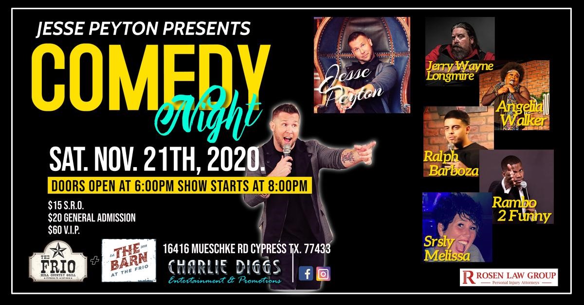 Comedy Night With Jesse Peyton & Friends