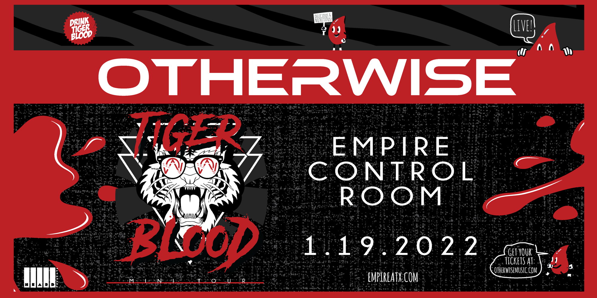 Otherwise - Tiger Blood Mini Tour at Empire Control Room - 1/19