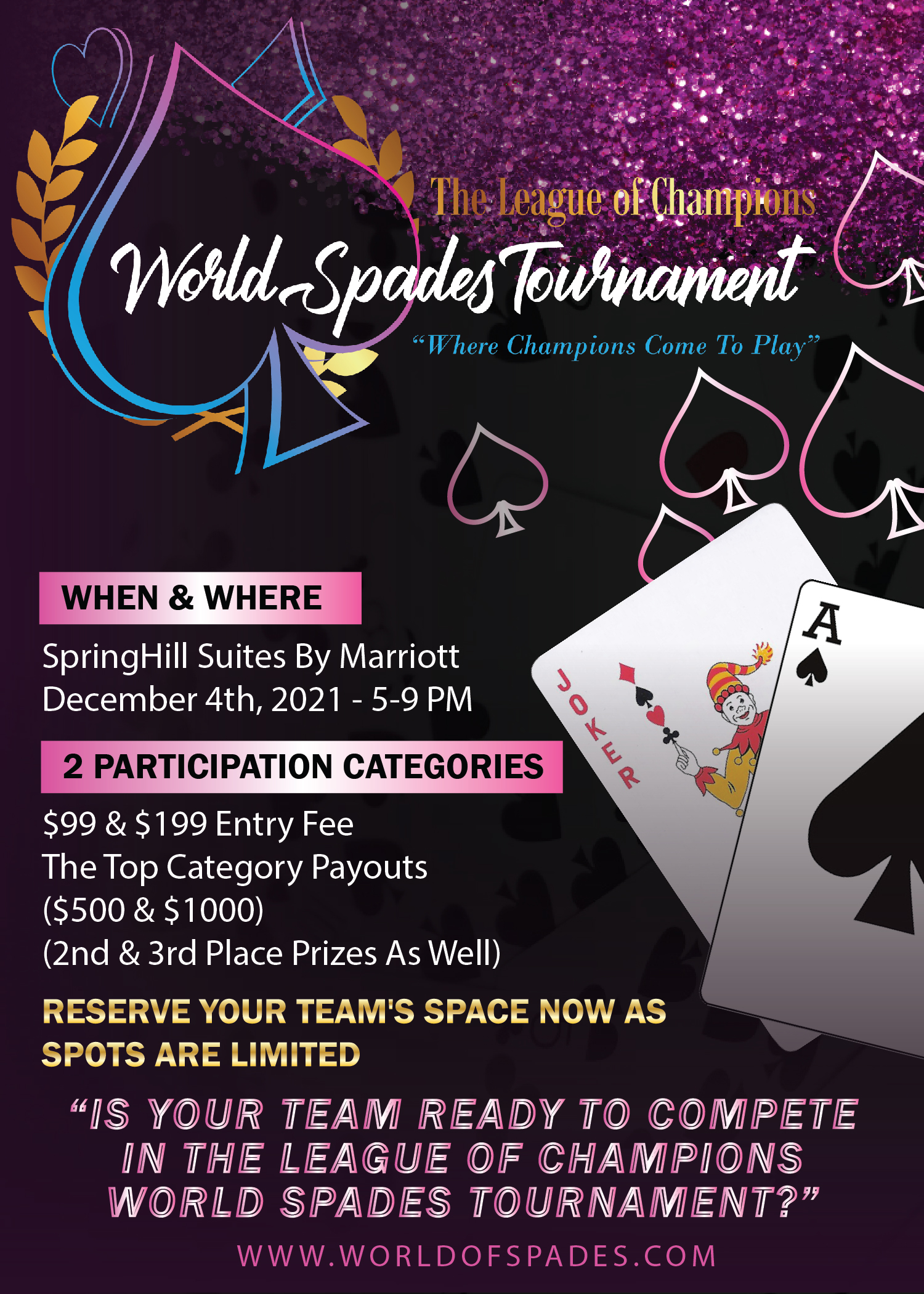 Spades Tournament