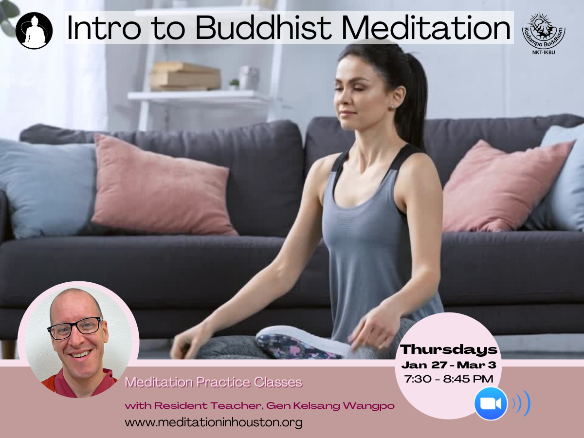 Introduction to Buddhist Meditation with Gen Kelsang Wangpo