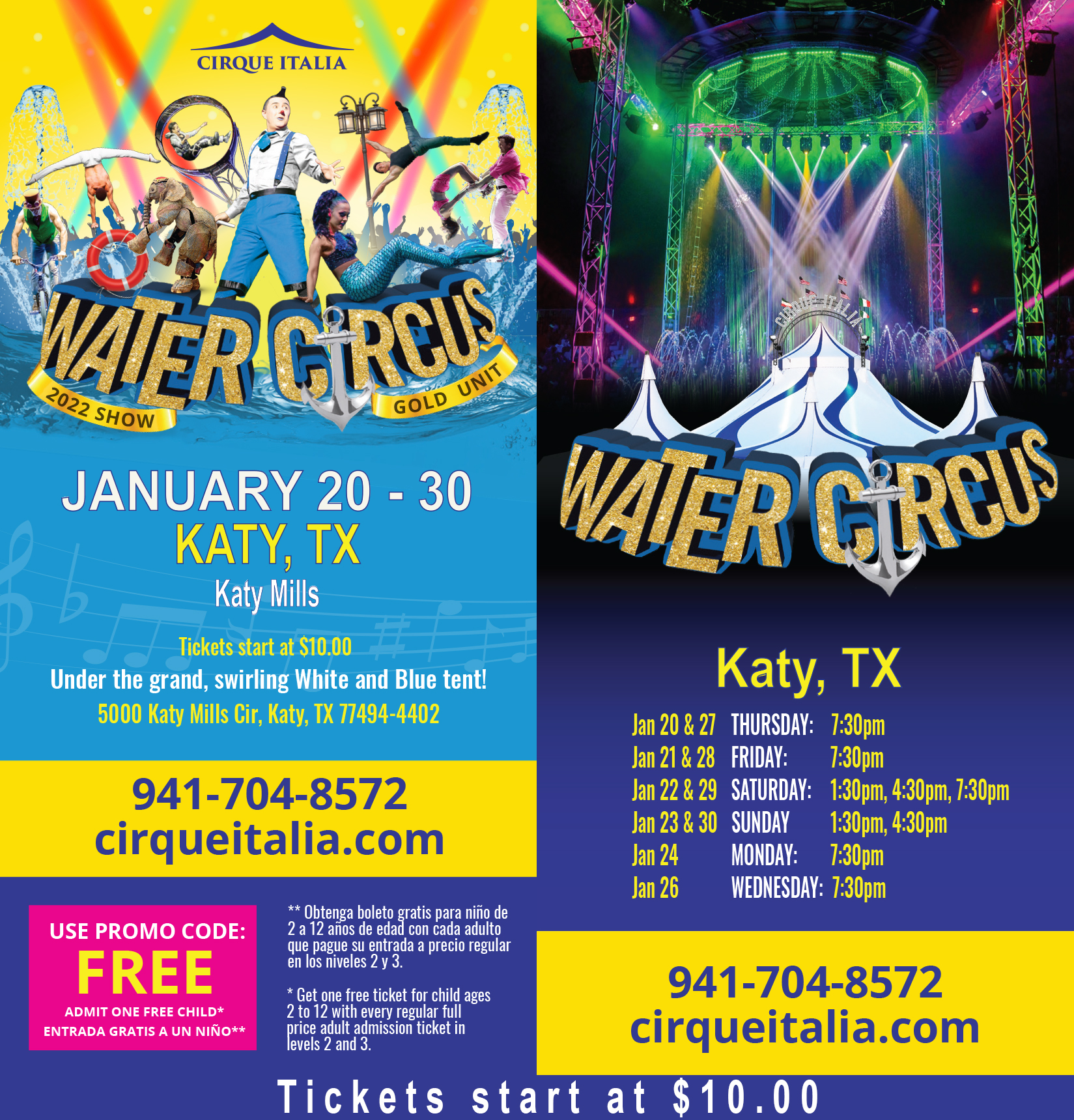 Cirque Italia Water Circus