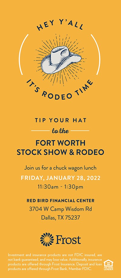Frost Bank Chuckwagon Lunch