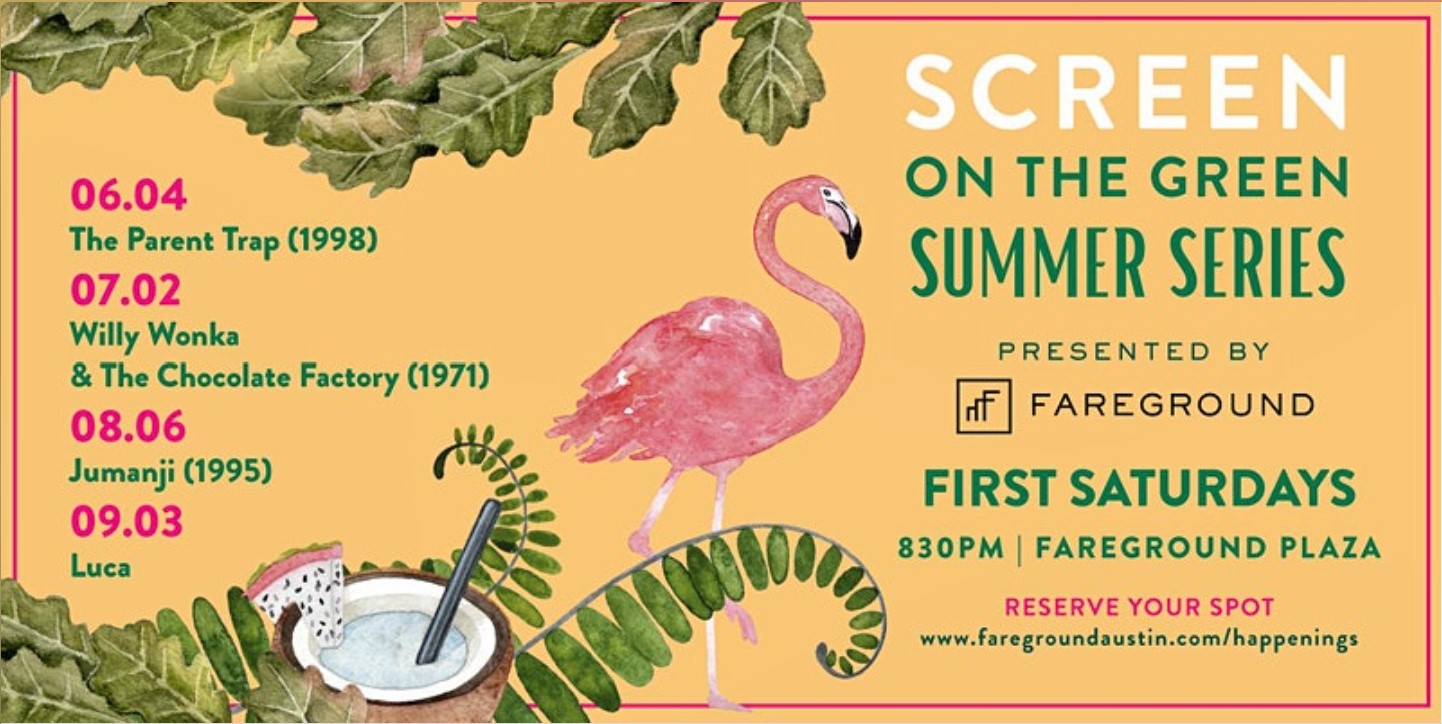 Screen on the Green Summer Movies at Fareground