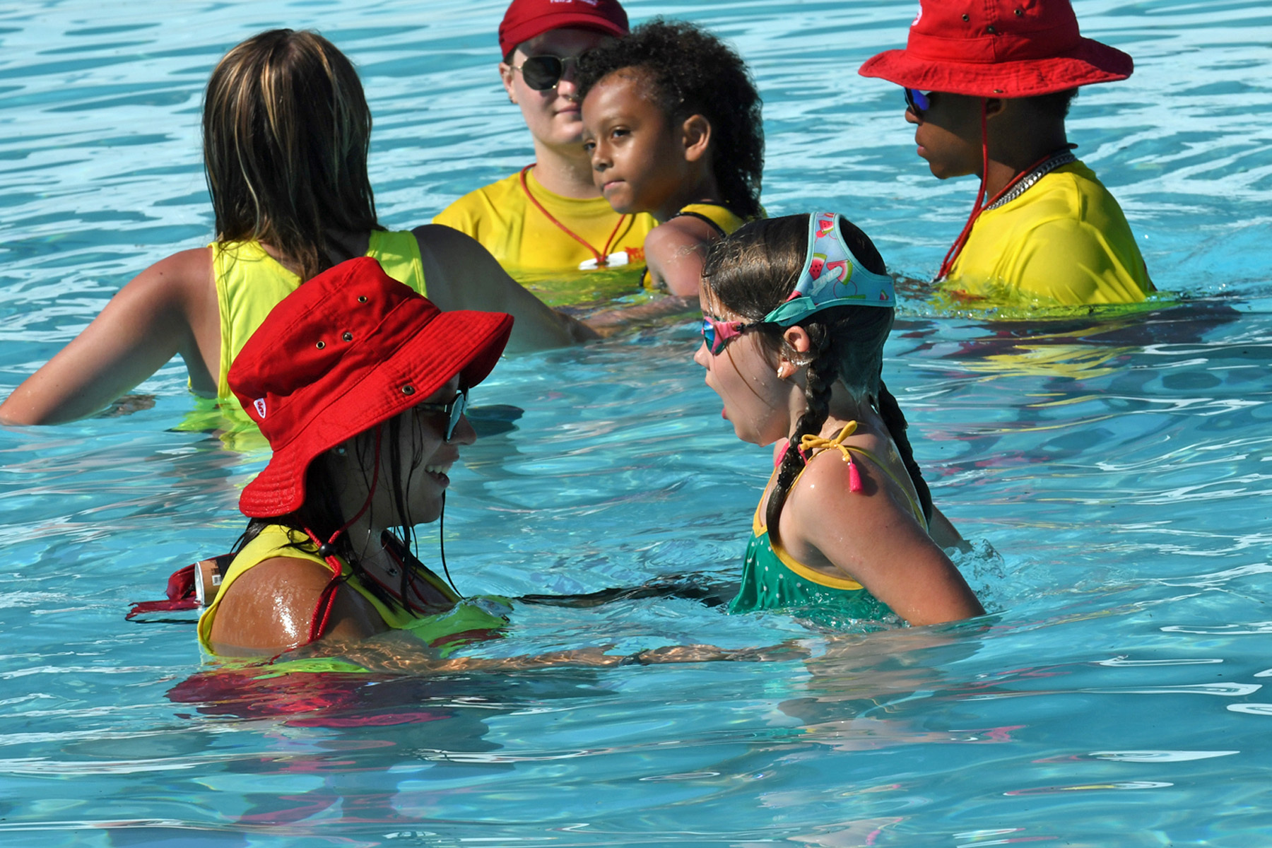 World's Largest Swimming Lesson at Hawaiian Falls Roanoke