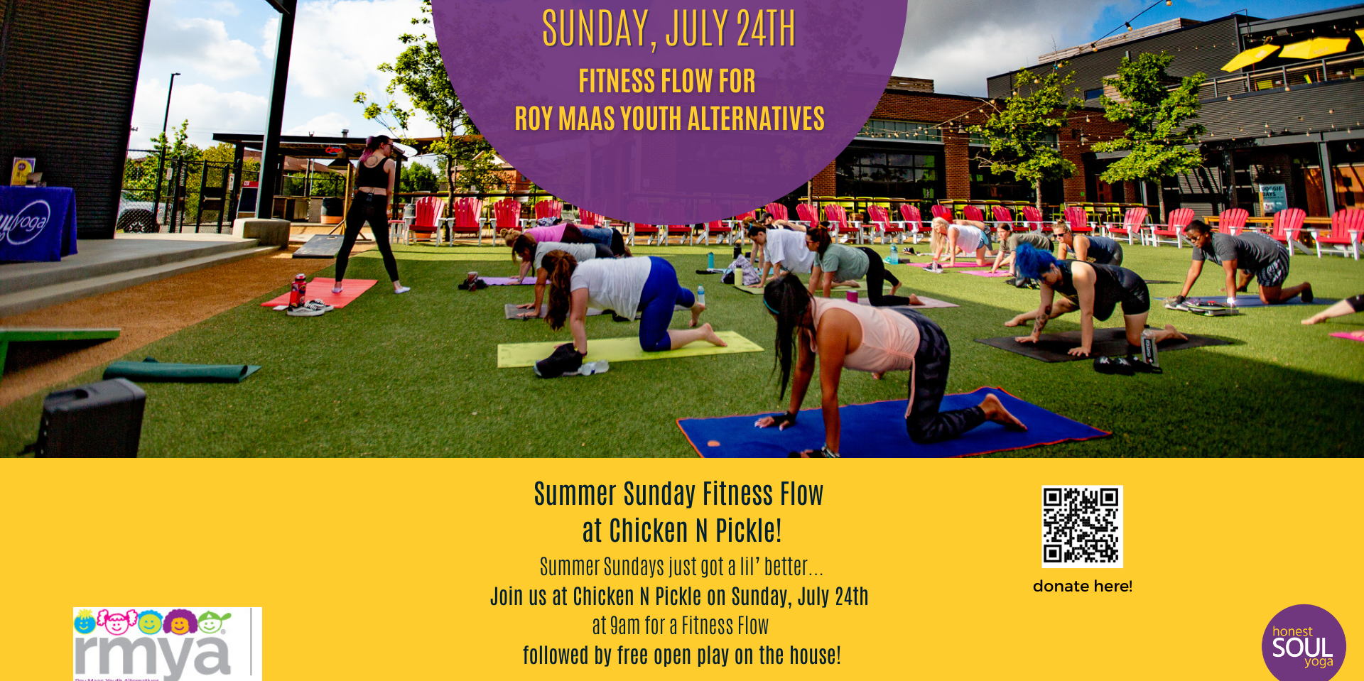 Outdoor Fitness Flow for The Pride Center!