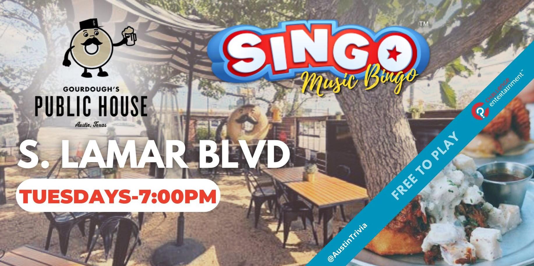 Singo Music Bingo at Gourdough's Public House