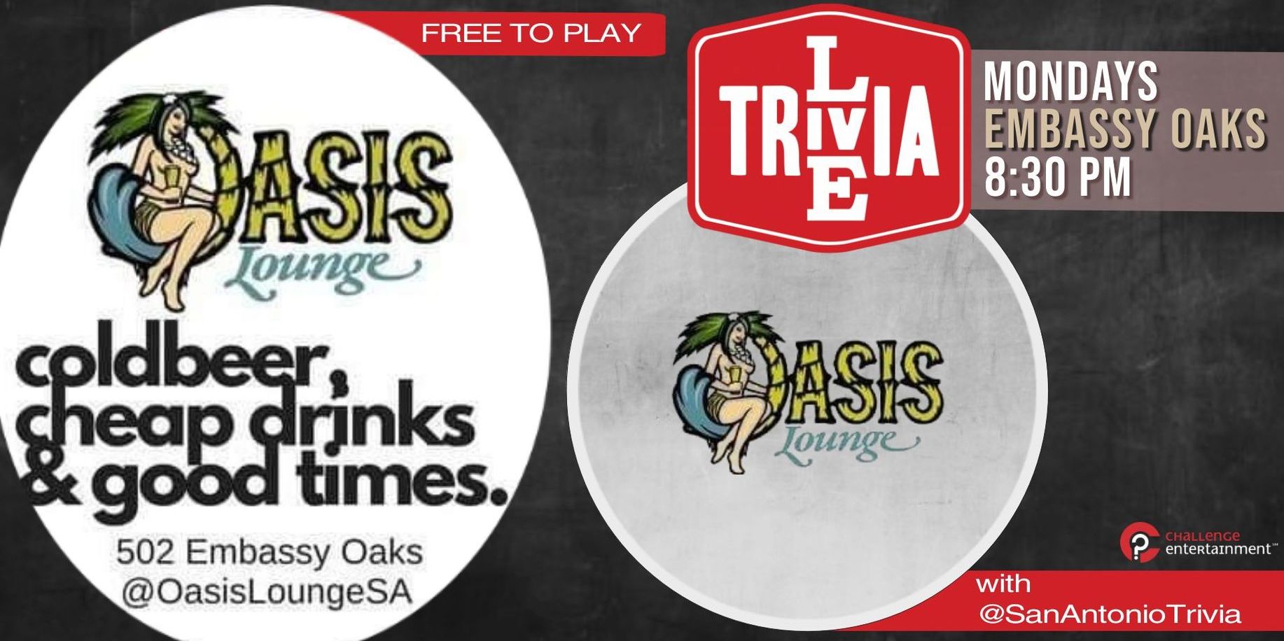 Live Trivia at Oasis Lounge