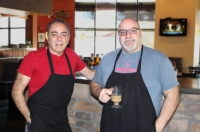 Amalfi Ristorante Italiano owners Giuseppe and Sergio Miele said the restaurant allows them to showcase their Italian roots. (Alexa D'Angelo/Community Impact Newspaper)