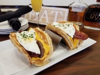 The menu will feature modern American food, including pancakes, waffles, French toast, burgers, sandwiches, coffee and espresso drinks, bloody marys, mimosas and more. (Courtesy Mary's)