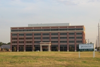 Chasewood Crossing Three is a six-story, 156,000-square-foot class A office building located off Hwy. 249. (Adriana Rezal/Community Impact Newspaper)